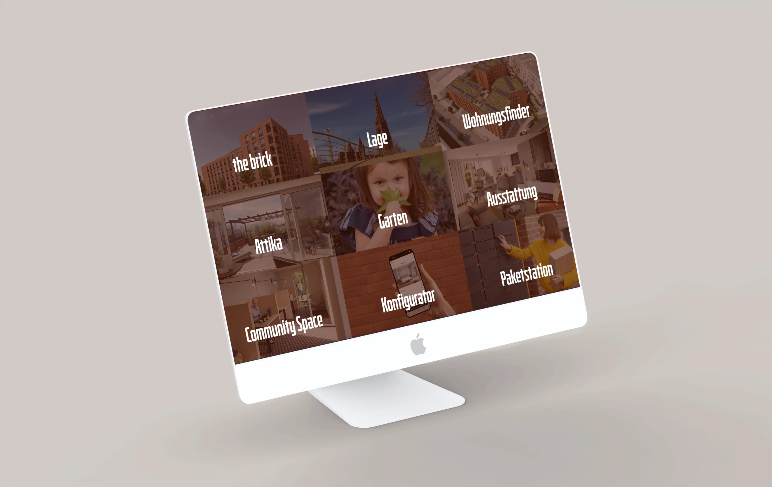 Projekt-Website the brick in Freiburg, ausgezeichnet mit dem German Web Award 2024